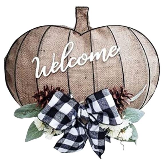 NWT Wreath Form Set - 3 Pumpkin & 2 Circular - Floral Garden - Picture 7 of 7